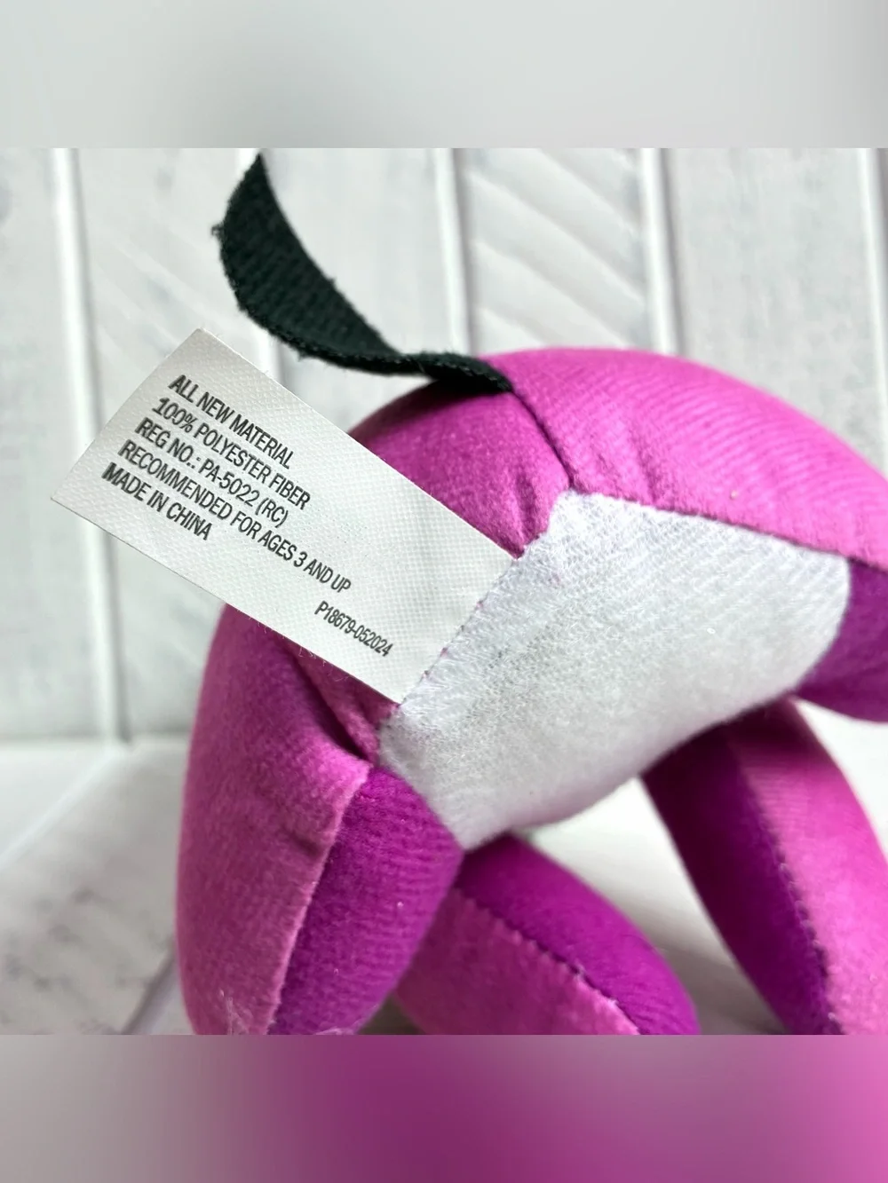 Goffa International Corp. Raccoon Plush Magenta Pink 8” Stuffed Animal Toy
